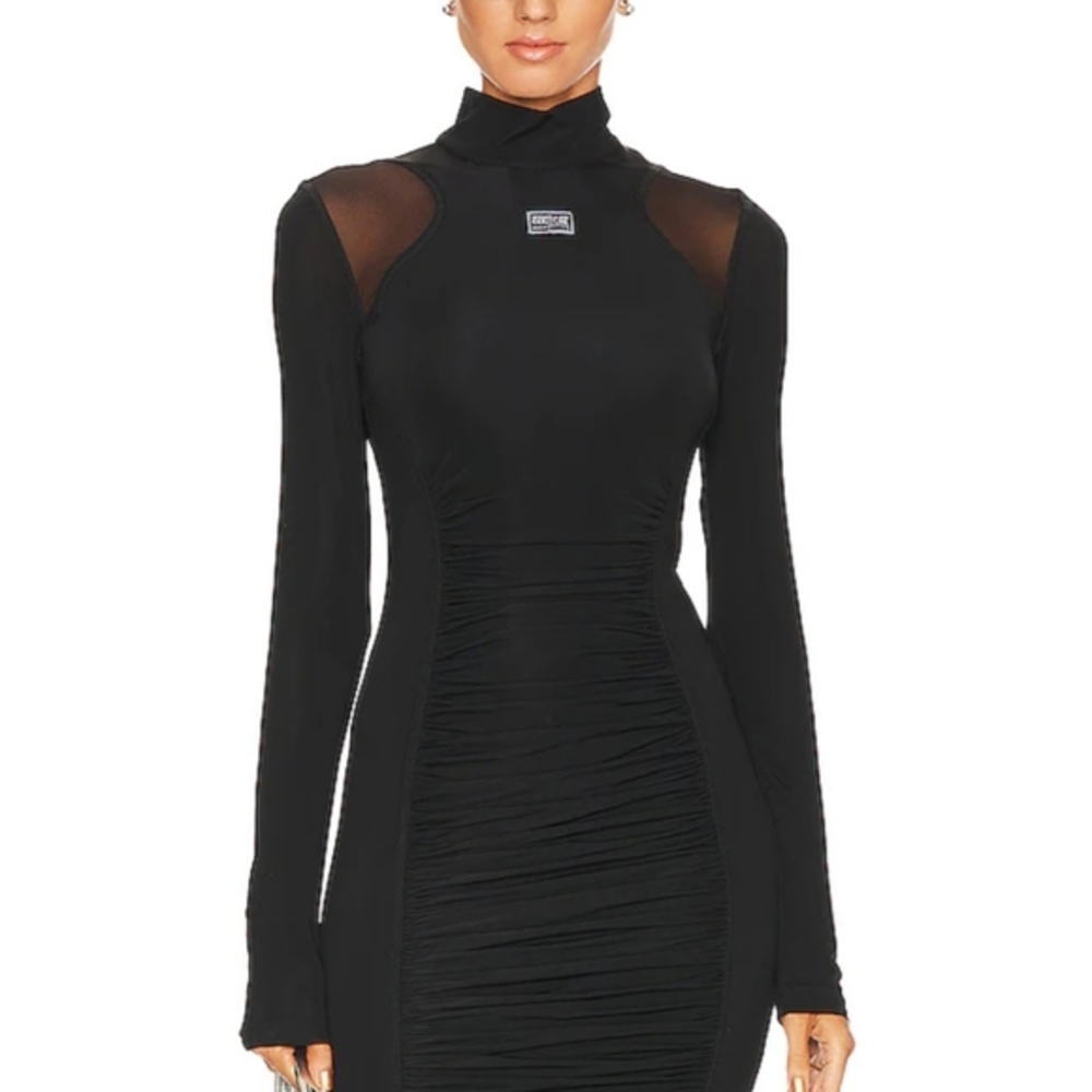 Versace jeans couture mesh short dress